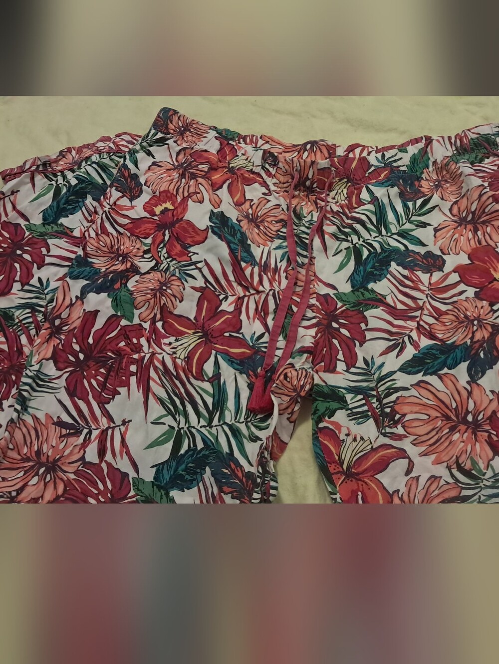 Gilligan & O'Malley Multicolor Tropical Floral Pajama Pants - Picture 5 of 6